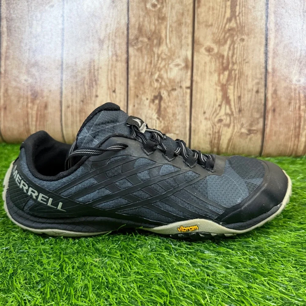 Merrell Trail Glove 4 Running Shoes Womens Size 10 Black Barefoot Vibram